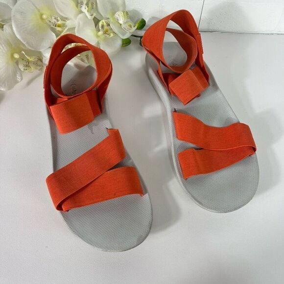Columbia womens barraca Strappy sandals size 11 orange summer spring - Picture 1 of 12